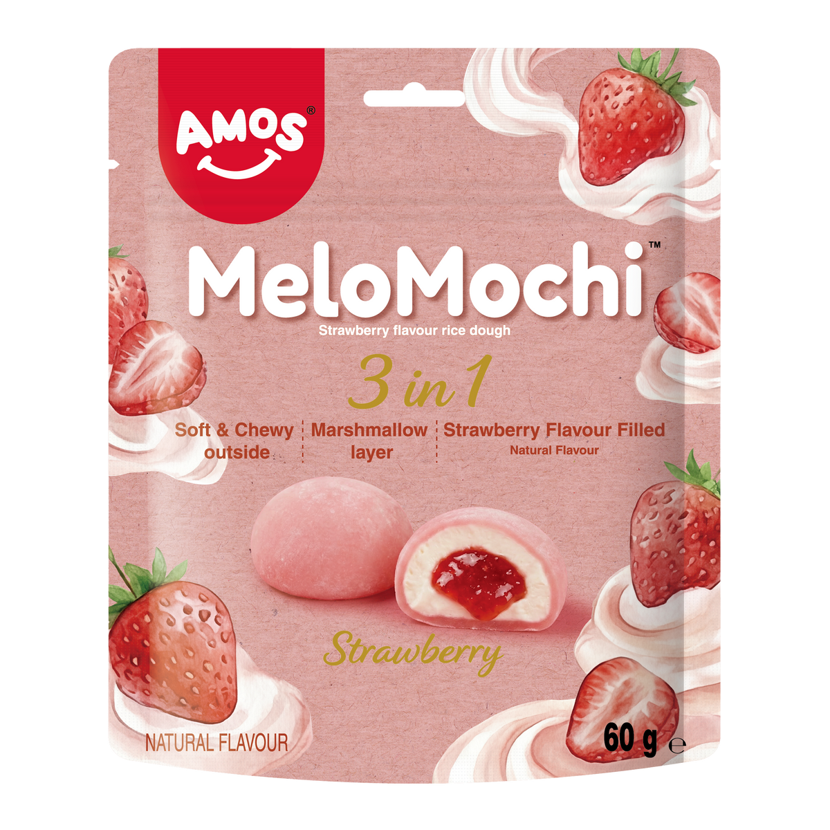 Десерт MeloMochi Ягода 60гр