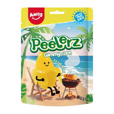 Желирани бонбони AMOS Peelerz Gummy Царевица 65гр