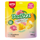 Желирани бонбони AMOS Peelerz Gummy Асорти праскова, манго, банан 300гр