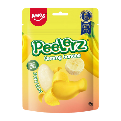 Желирани бонбони AMOS Peelerz Gummy Банан 65гр